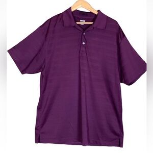 Ping Performance Dynamics burgundy golf polo shirt Size XL